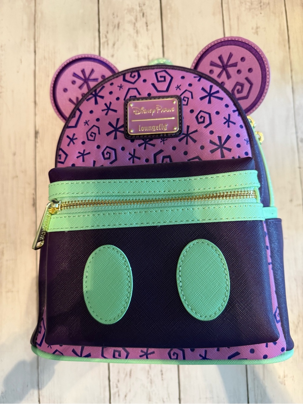 Loungefly Disney MMA-Mickey Main Attraction- Teacups Mini Backpack-NWT